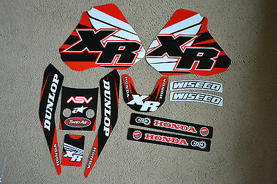 Team Honda Graphics Xr250  Xr400 1996 97 98 99 2000 2001 2002 2003 2004  Xr