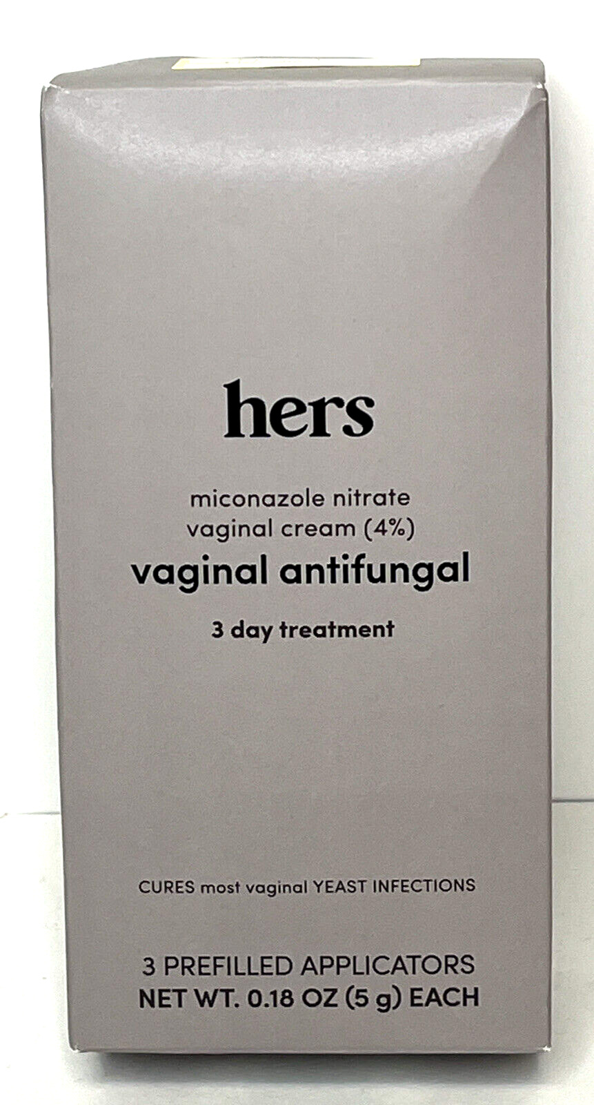 Hers Vaginal Cream Antifungal 3 Day Treatment Exp. 08/2023